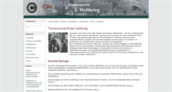 Desktop Screenshot of erster-weltkrieg.clio-online.de
